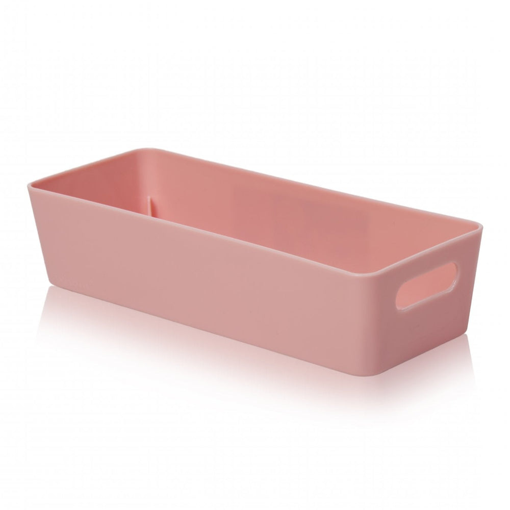 Rectangular Plastic Storage Basket – Wham Studio-Wham-Pink-WMSB10.01P-Plastic Box Shop