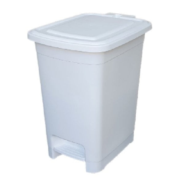 Hobby Life 25 Litre Slim Pedal Bin-Hobby Life-White-NW25PBW-Plastic Box Shop