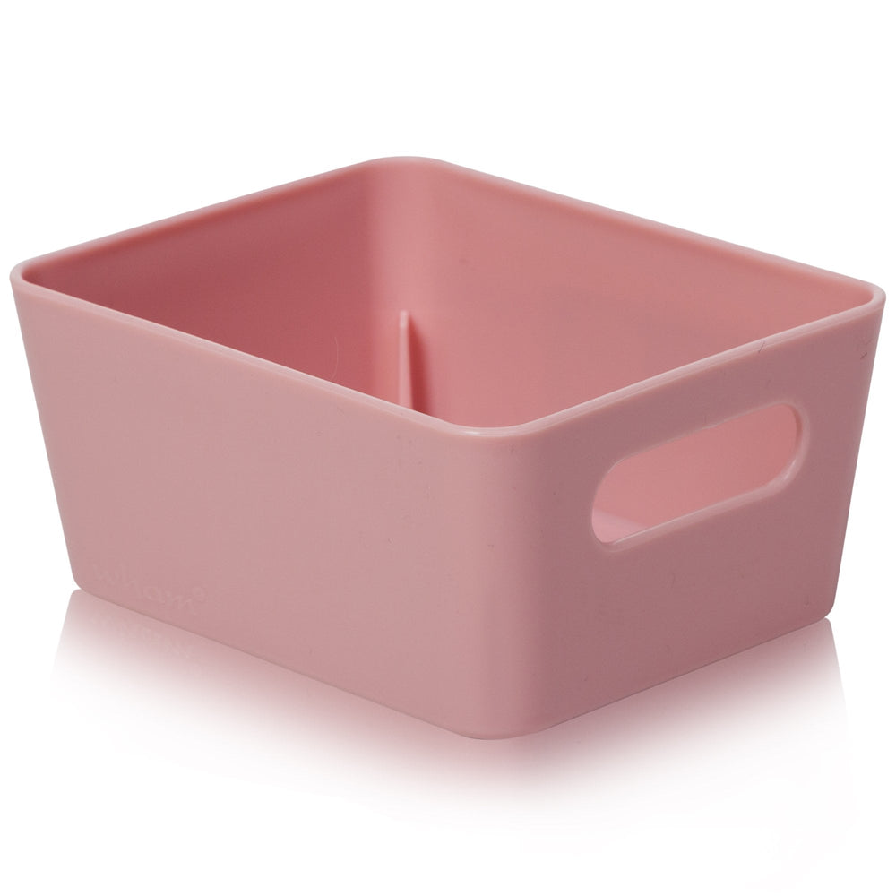 Rectangular Plastic Storage Basket - Wham Studio-Wham-Pink-WMSB8.01P-Plastic Box Shop