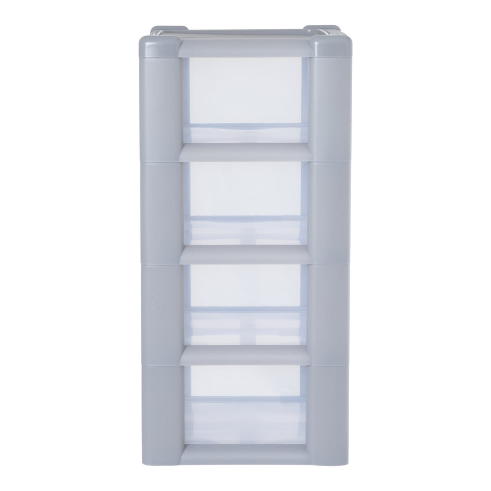 Pallet of 14 x Large Deep Plastic 4 Drawer Storage Units-Wham-Plastic Box Shop
