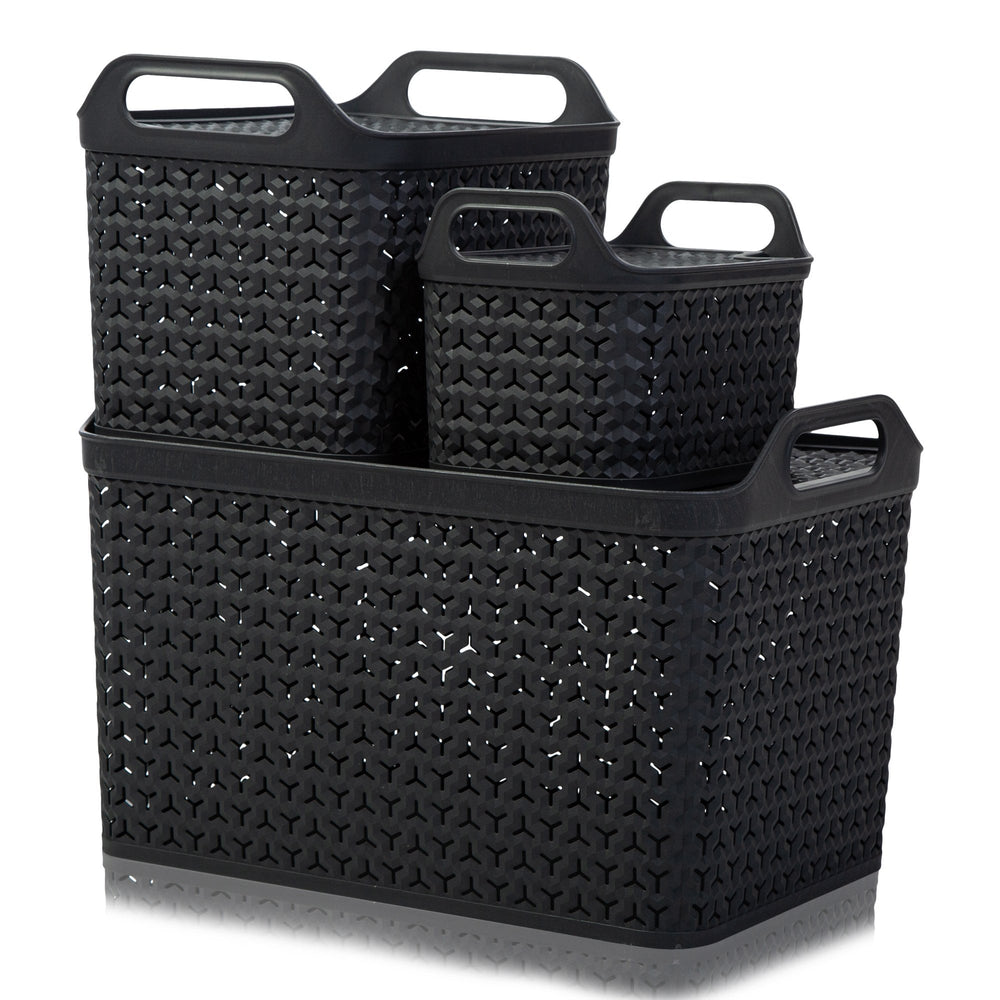 1.25 Litre Dark Grey Clip Lid Plastic Storage Box-Strata-Plastic Box Shop