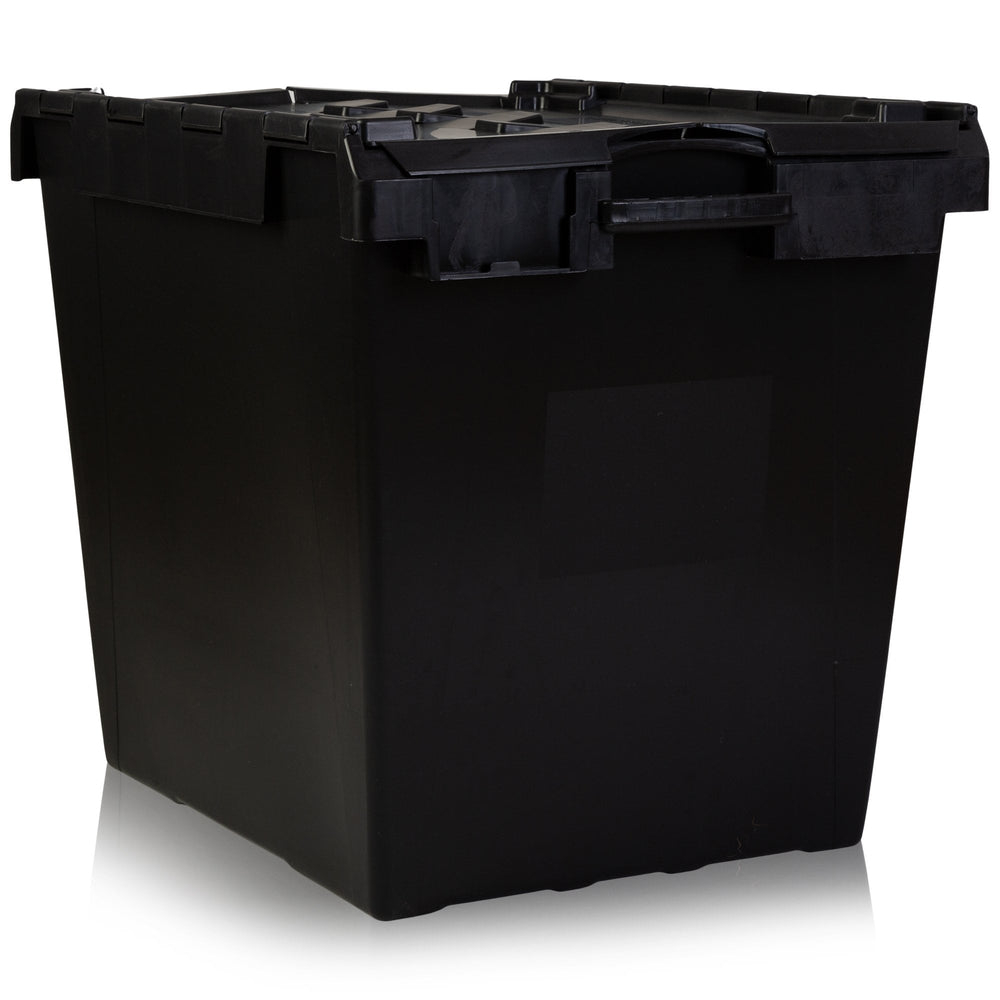 Pack of 5 x 165L Attached Lid Boxes-Counter-Plastic Box Shop
