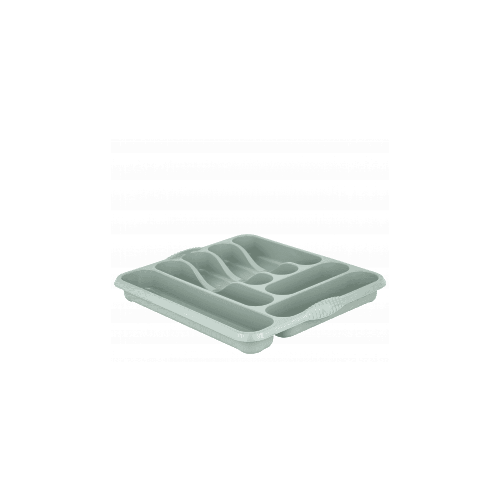 Large Casa Cutlery Tray-Wham-Silver Sage-WMCASACUTSS-Plastic Box Shop