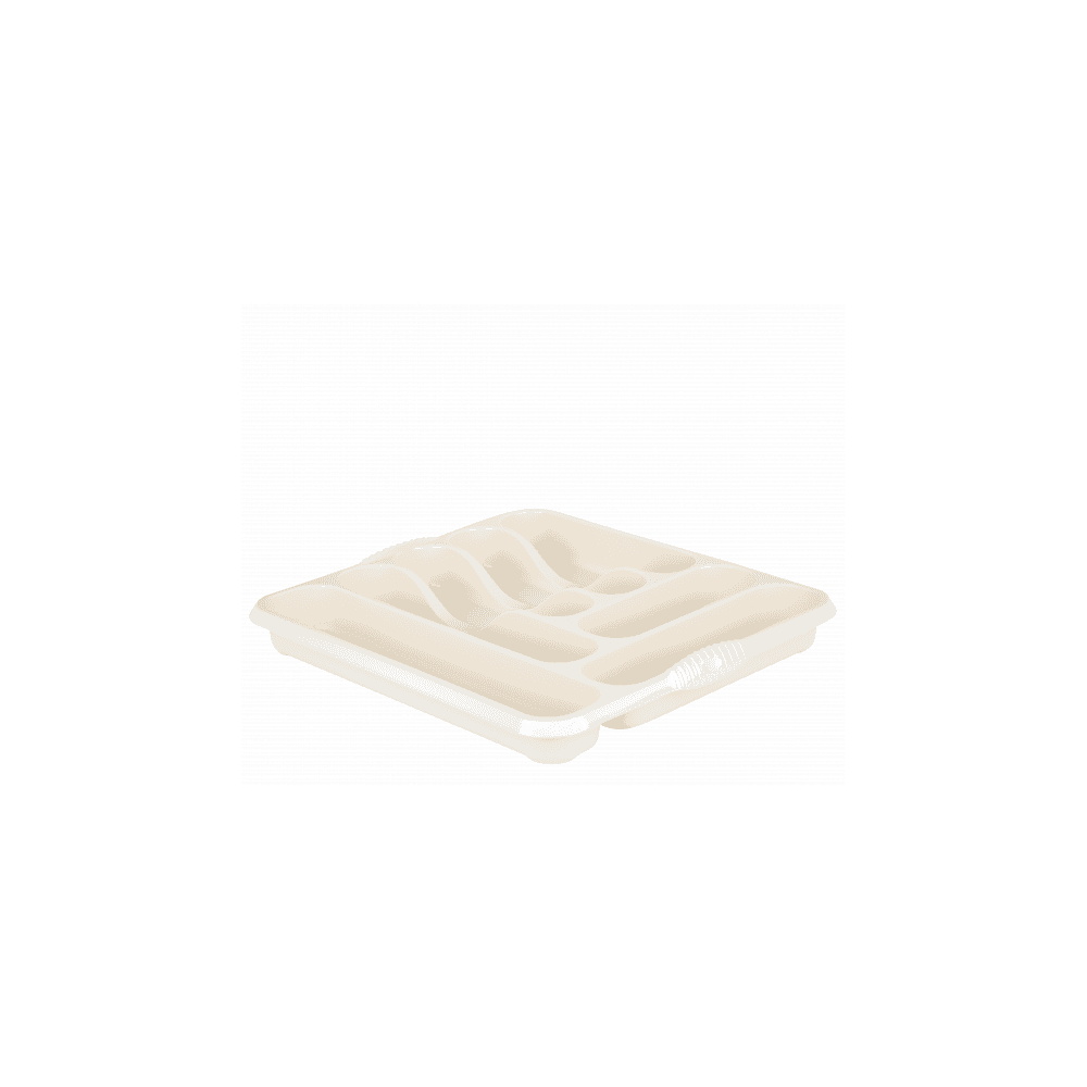 Large Casa Cutlery Tray-Wham-Soft Cream-WMCASACUTSC-Plastic Box Shop