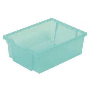 15 Litre Deep Antimicrobial Plastic Storage Tray – Gratnells-Gratnells-Kiwi tint-GRDAMKT-Plastic Box Shop