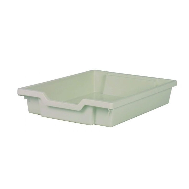 7.5 Litre Shallow Plastic Storage Tray – Gratnells-Gratnells-Light Grey-GRSLG-Plastic Box Shop