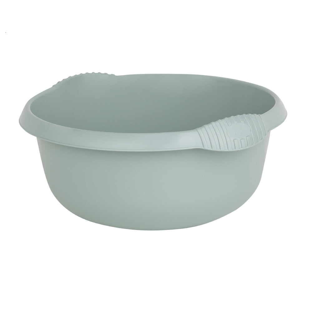 36cm Casa Round Plastic Washing Up Bowl-Wham-Silver Sage-WM36CRDSS-Plastic Box Shop