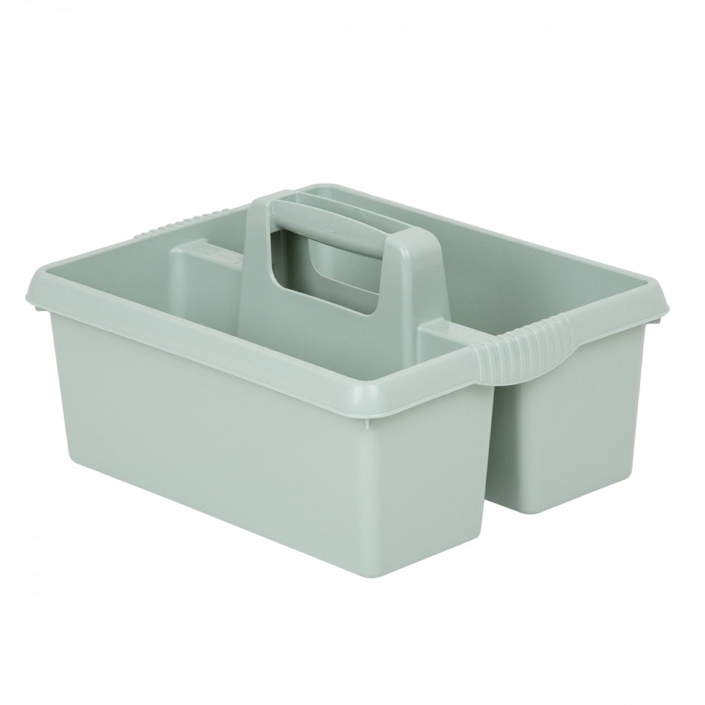 Kitchen Cleaning Caddy/Organiser with Carrying Handle-Wham-Silver Sage-WMKCSS-Plastic Box Shop