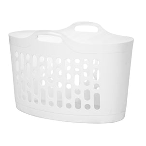 Large 50 Litre Flexi Laundry Basket - White 29710-Wham-Plastic Box Shop
