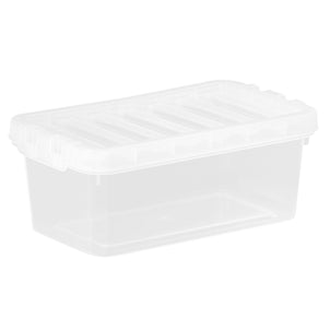 Wham Crystal 1.1L Clear Plastic Storage Box with Lid-Wham-Plastic Box Shop