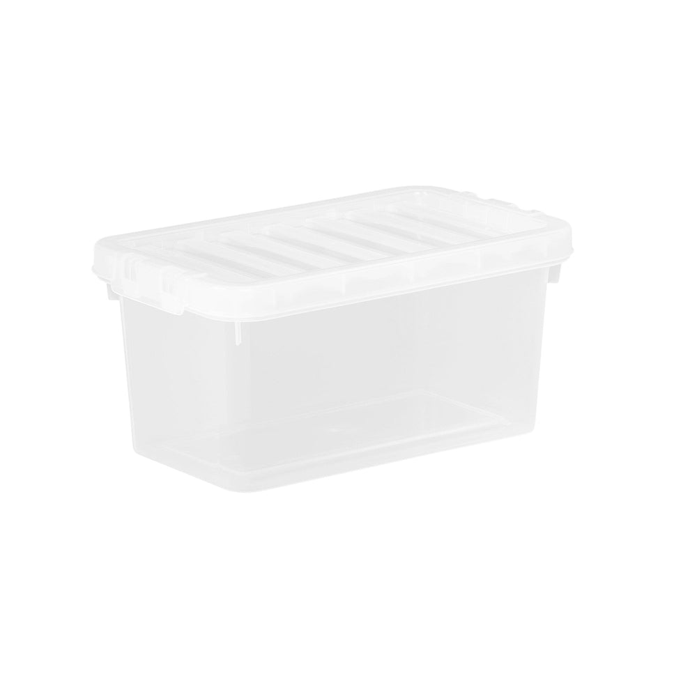 2.6 Litre Clear Plastic Storage Box with Lid – Wham Crystal-Wham-Plastic Box Shop