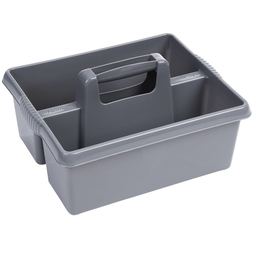 Kitchen Cleaning Caddy/Organiser with Carrying Handle-Wham-Silver-WMKCS-Plastic Box Shop