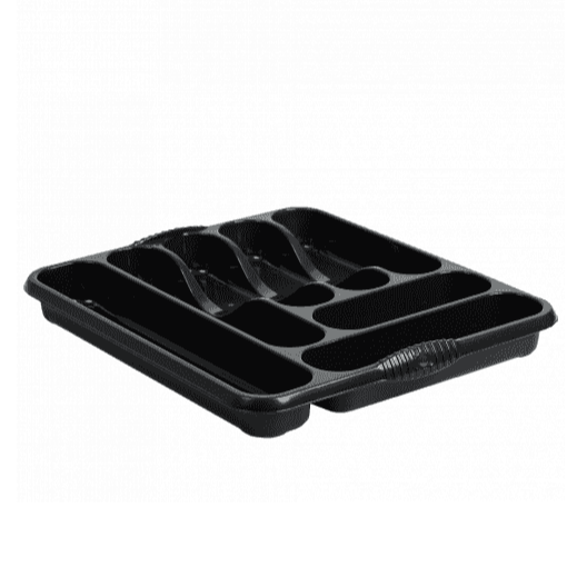 Home Upcycled Large Cutlery Tray-Wham-Upcycled Midnight-WMLCTUM-Plastic Box Shop