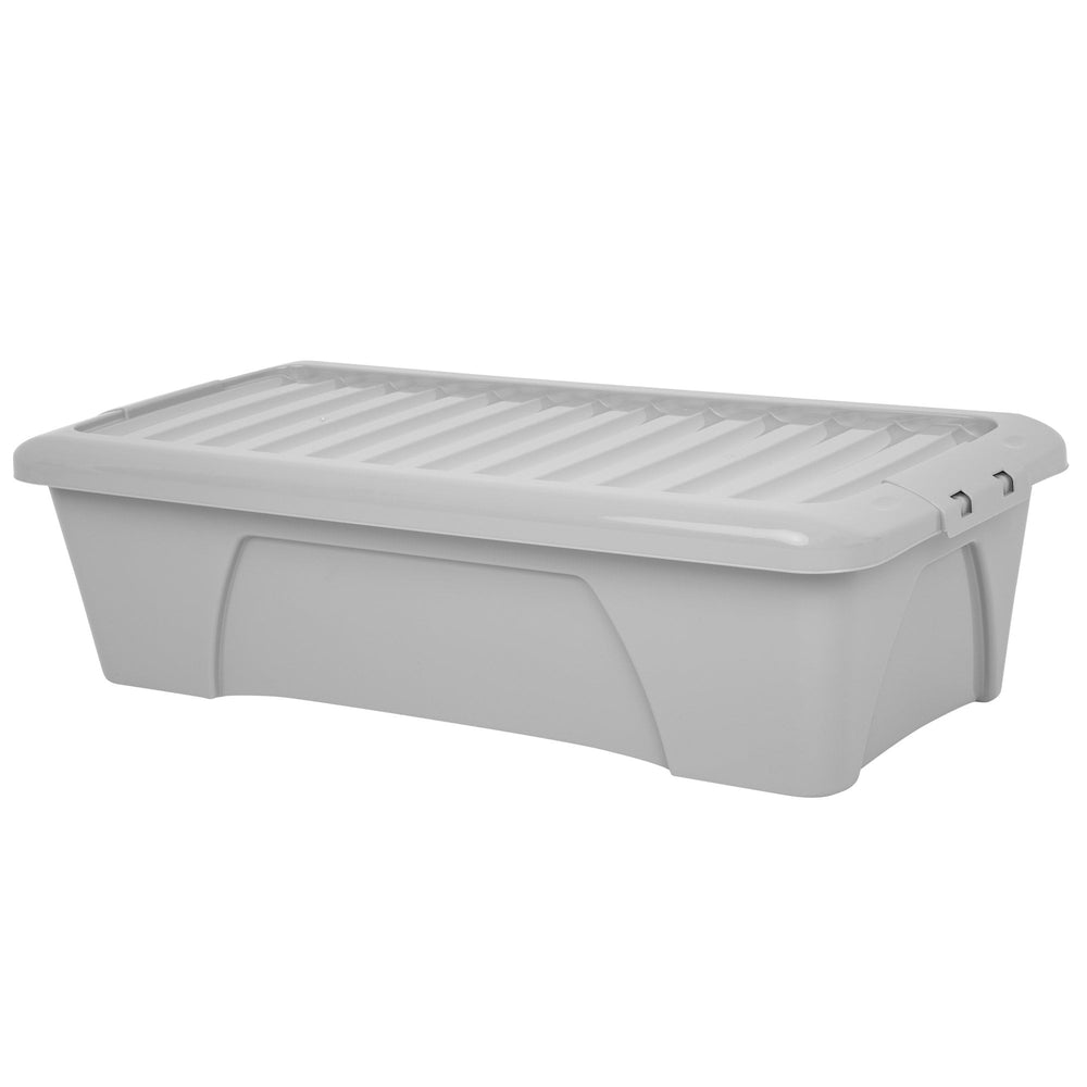 Pack of 3 x 55L Home Upcycled Plastic Boxes with Lid-Wham-Plastic Box Shop