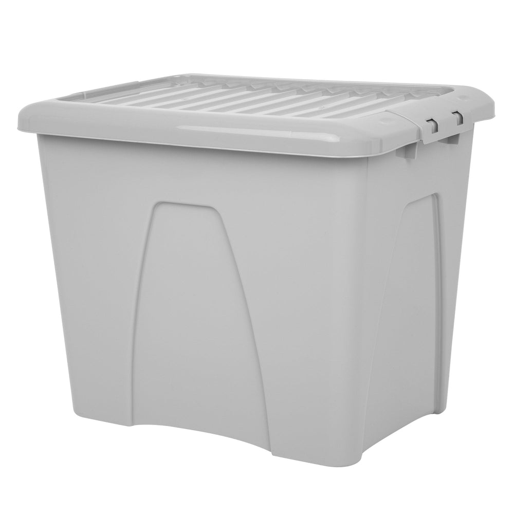 Pack of 3 x 75L Home Upcycled Plastic Boxes with Lid-Wham-Plastic Box Shop