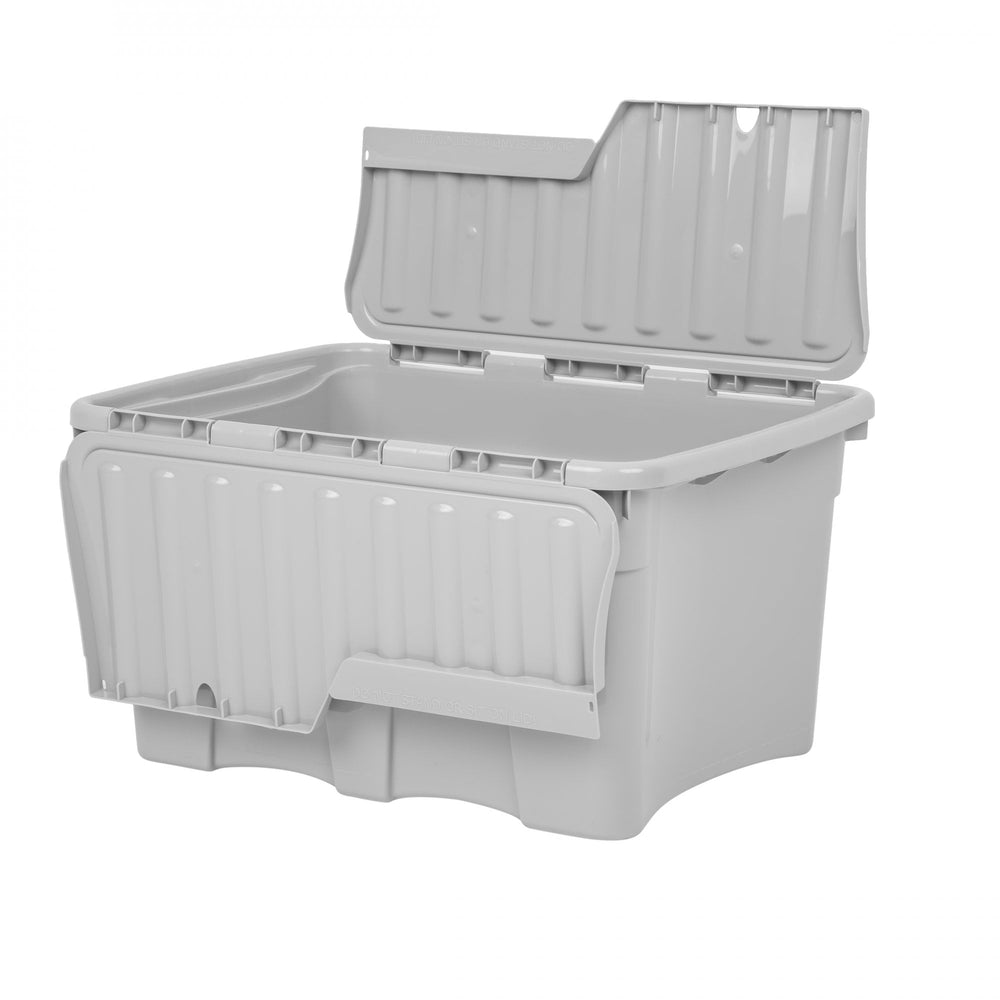 Pack of 3 x 54L Home Upcycled Plastic Croc Box with Attached Lid-Wham-Plastic Box Shop