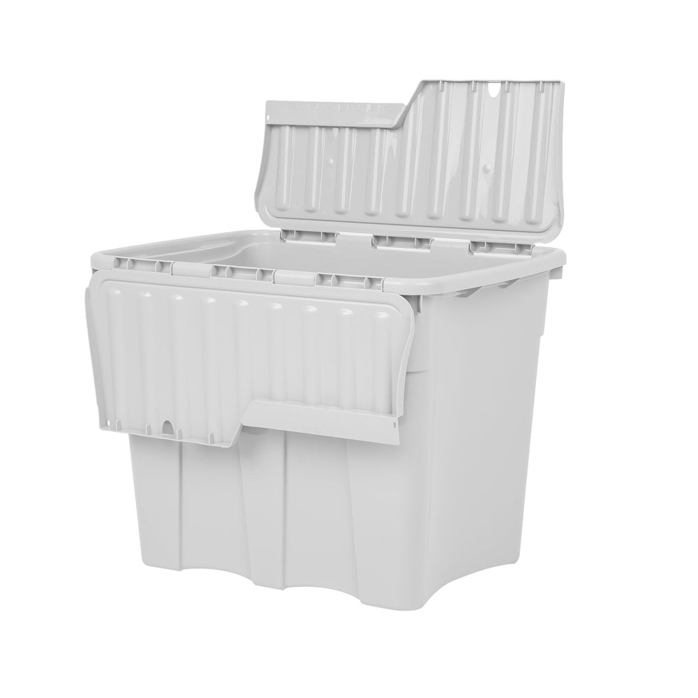 Pack of 2 x 80L Home Upcycled Plastic Croc Boxes with Attached Lid-Wham-Plastic Box Shop