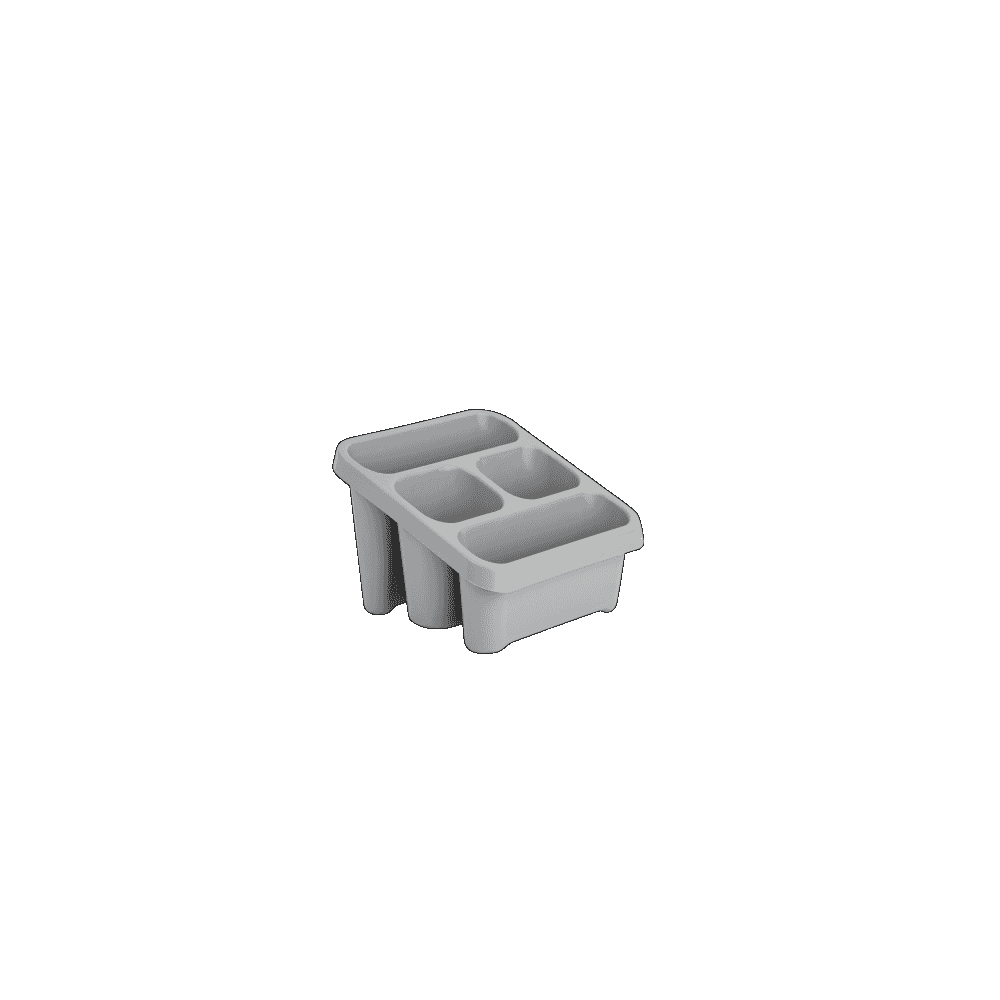 Everyday Sink Tidy - Soft Grey (36378)-Wham-Plastic Box Shop