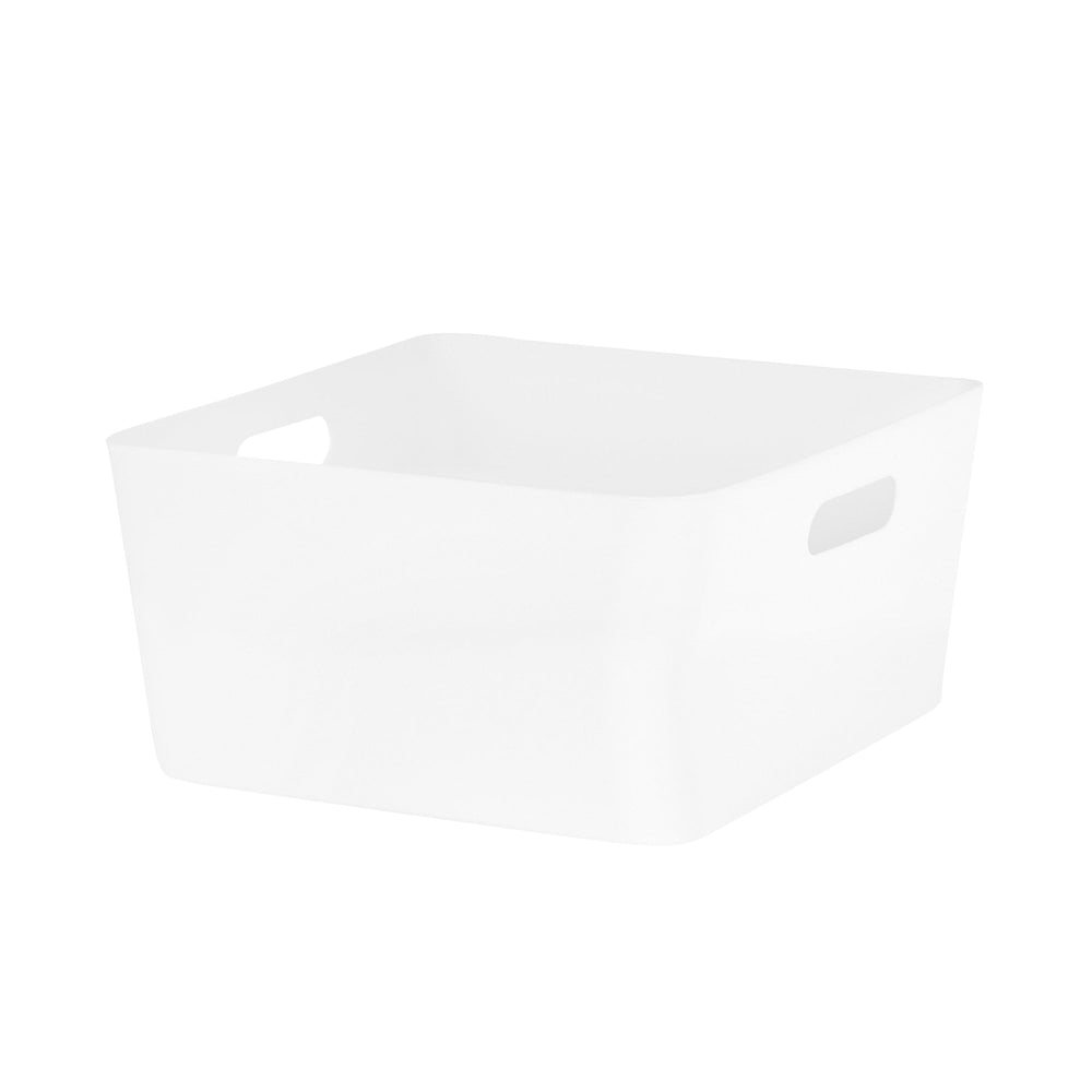 Studio Basket Square 15.02-Wham-White-WMSB15.02W-Plastic Box Shop