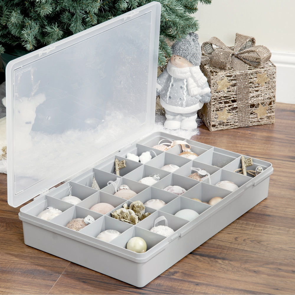 Large Upcycled Organiser Box with 24 Divisions (13808)-Wham-Plastic Box Shop