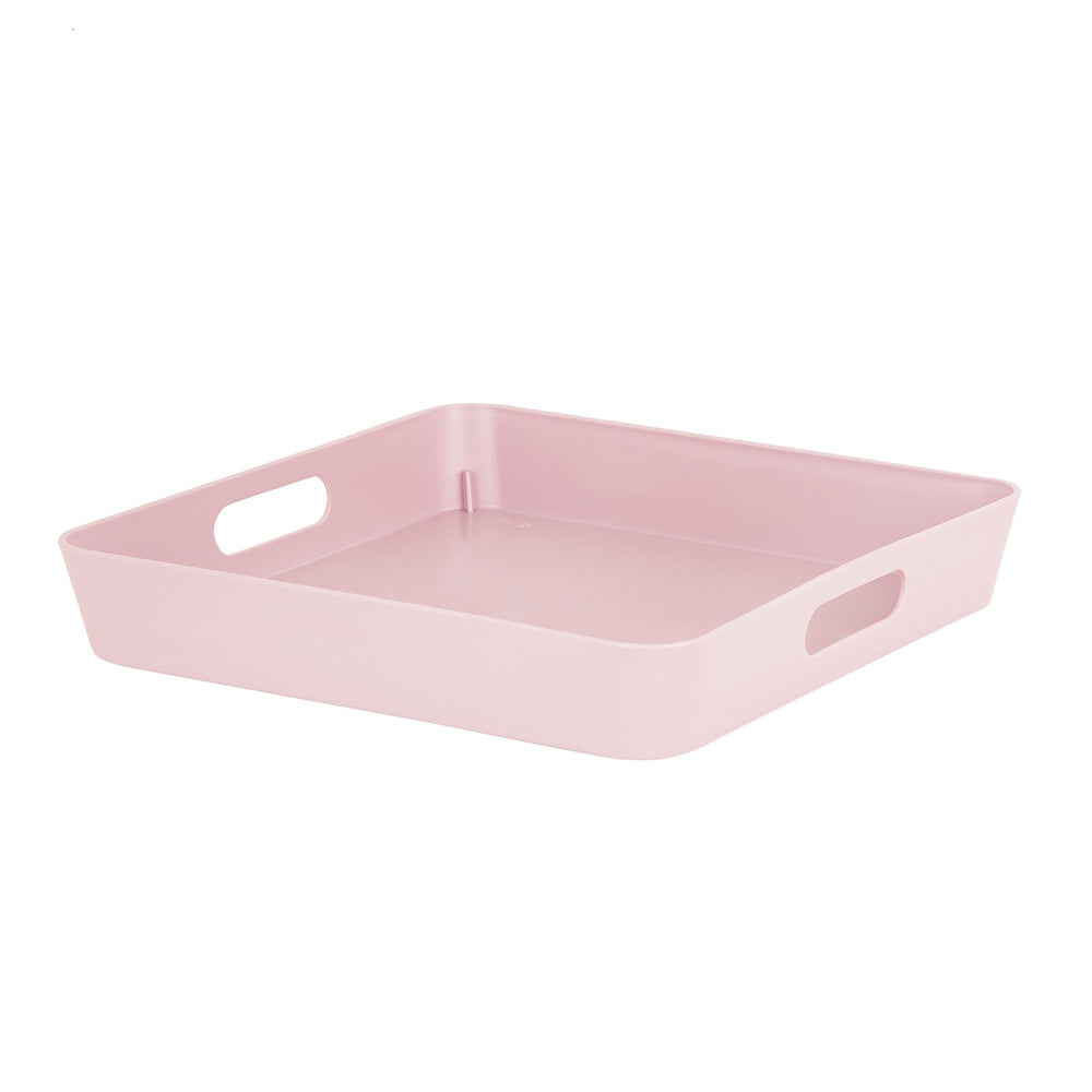 Square Plastic Storage Basket – Wham Studio-Wham-Pink-WMSB15.03P-Plastic Box Shop