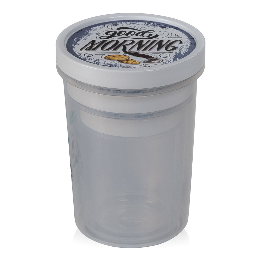 Set of 3 Airtight Round Food Storage Containers-Hobby Life-Plastic Box Shop