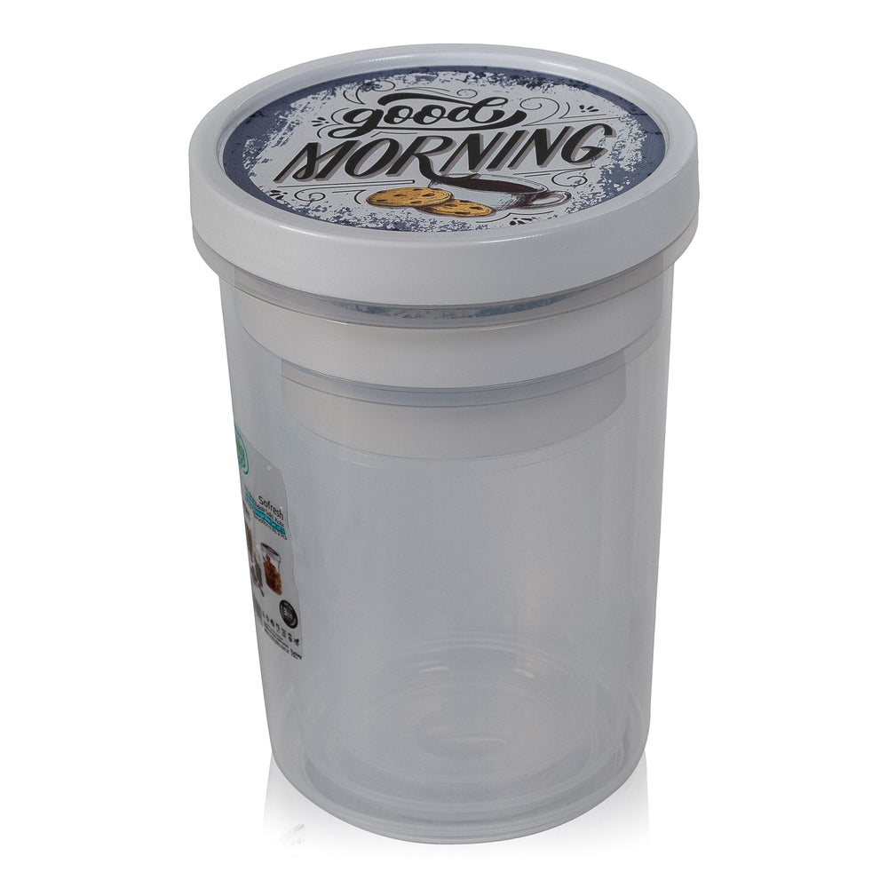 Set of 3 Airtight Round Food Storage Containers-Hobby Life-Plastic Box Shop