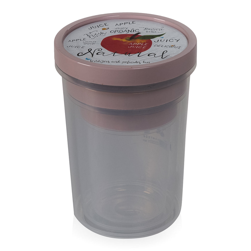 Set of 3 Airtight Round Food Storage Containers-Hobby Life-Plastic Box Shop