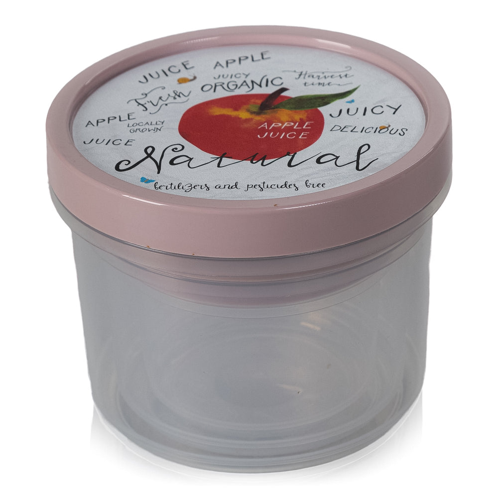 Set of 3 Shallow Round Food Storage Containers-Hobby Life-Plastic Box Shop