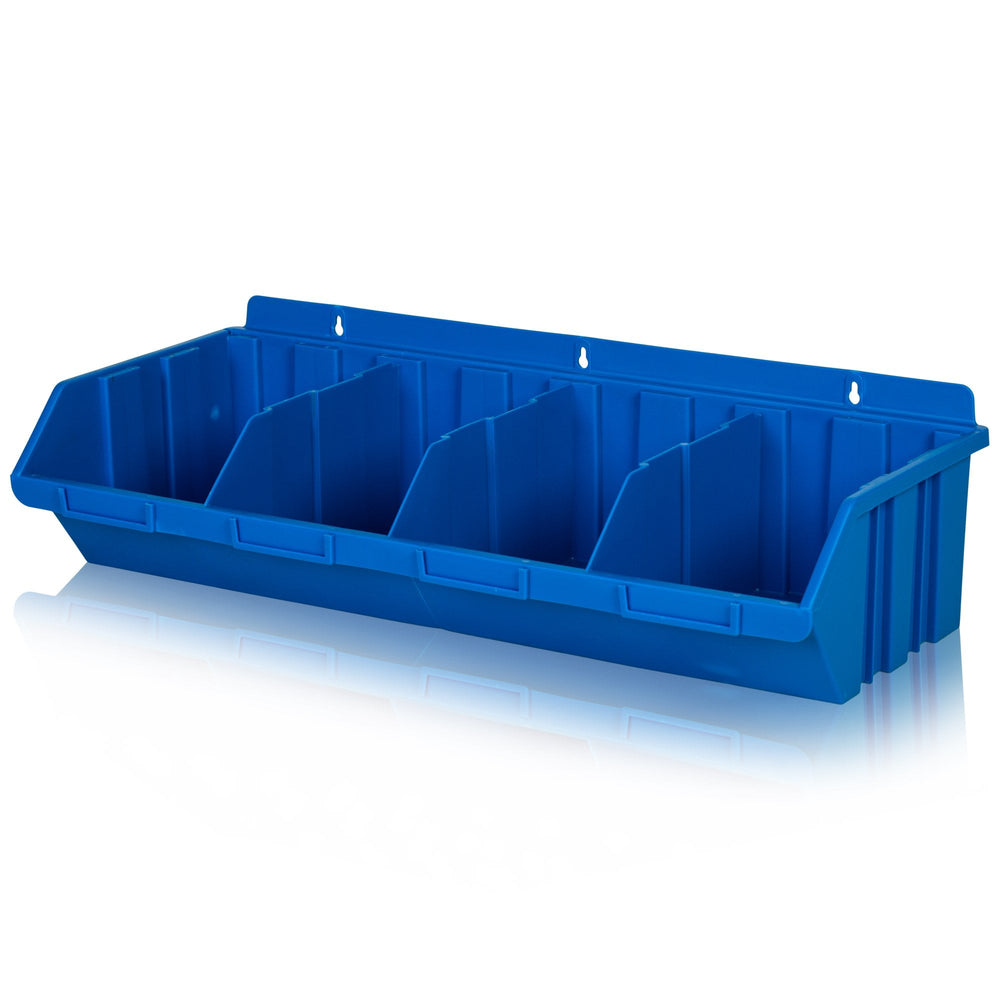Large Modular Bin Tray with Four Compartments-BS-Plastic Box Shop