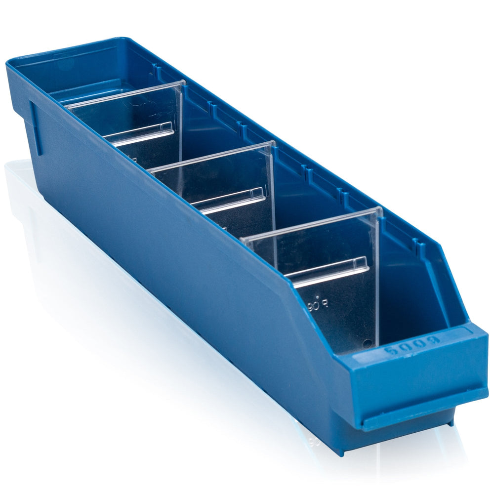 Shelf Bin 500 mm Length-BS-L 500mm x W 90mm x H 95mm-BS5009B-Plastic Box Shop