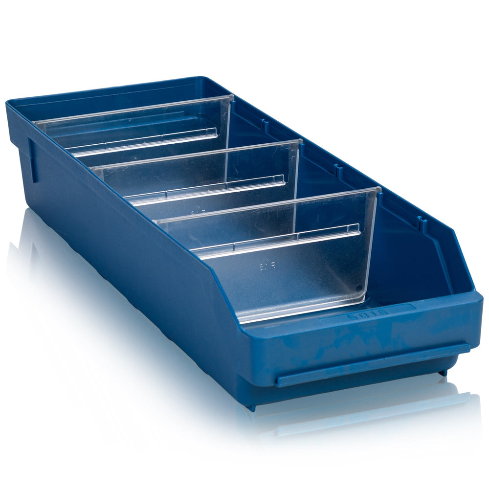 Shelf Bin 500 mm Length-BS-L 500mm x W 180mm x H 95mm-BS5018B-Plastic Box Shop