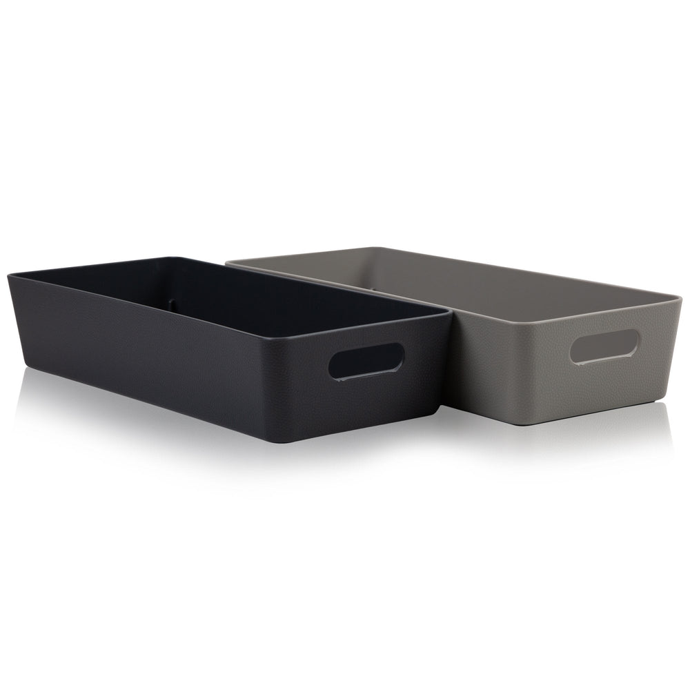 2 Litre Textured Plastic Storage Basket – Wham Studio-Wham-Plastic Box Shop