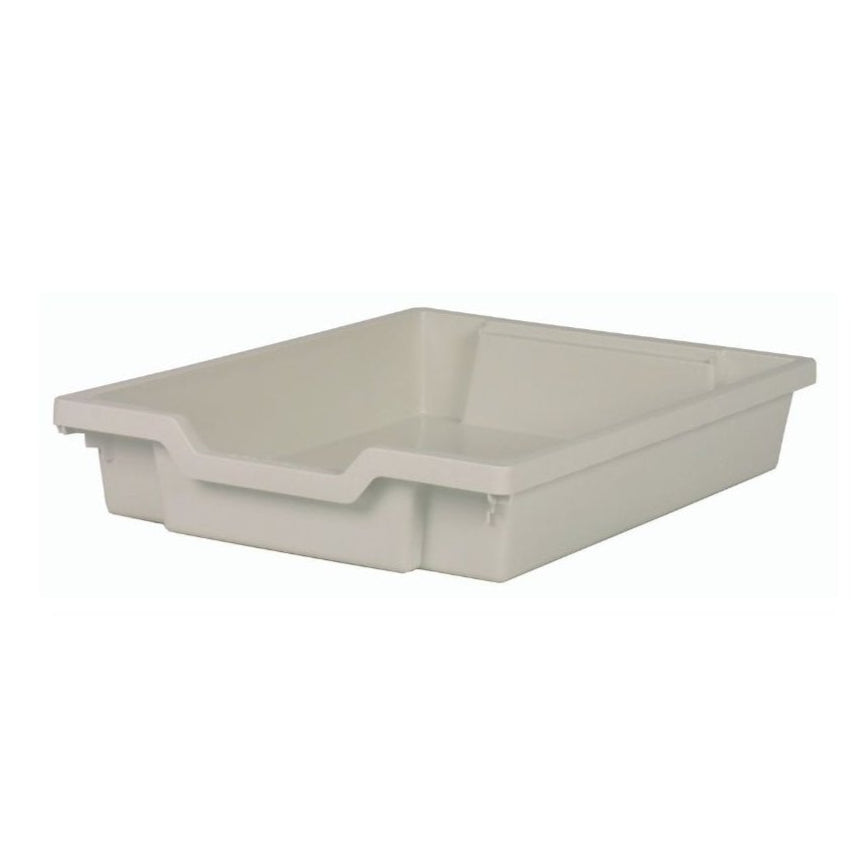7.5 Litre Shallow Plastic Storage Tray – Gratnells-Gratnells-White-GRSWHT-Plastic Box Shop