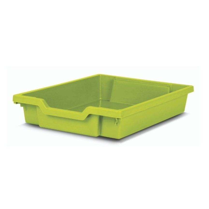 7.5 Litre Shallow Plastic Storage Tray – Gratnells-Gratnells-Lime Jolly-GRSLJ-Plastic Box Shop