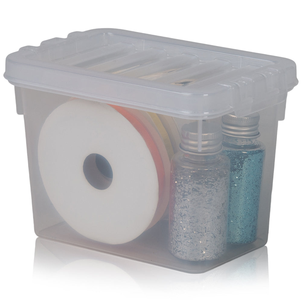 800ml Clear Plastic Storage Box with Lid – Wham Crystal-Wham-Plastic Box Shop
