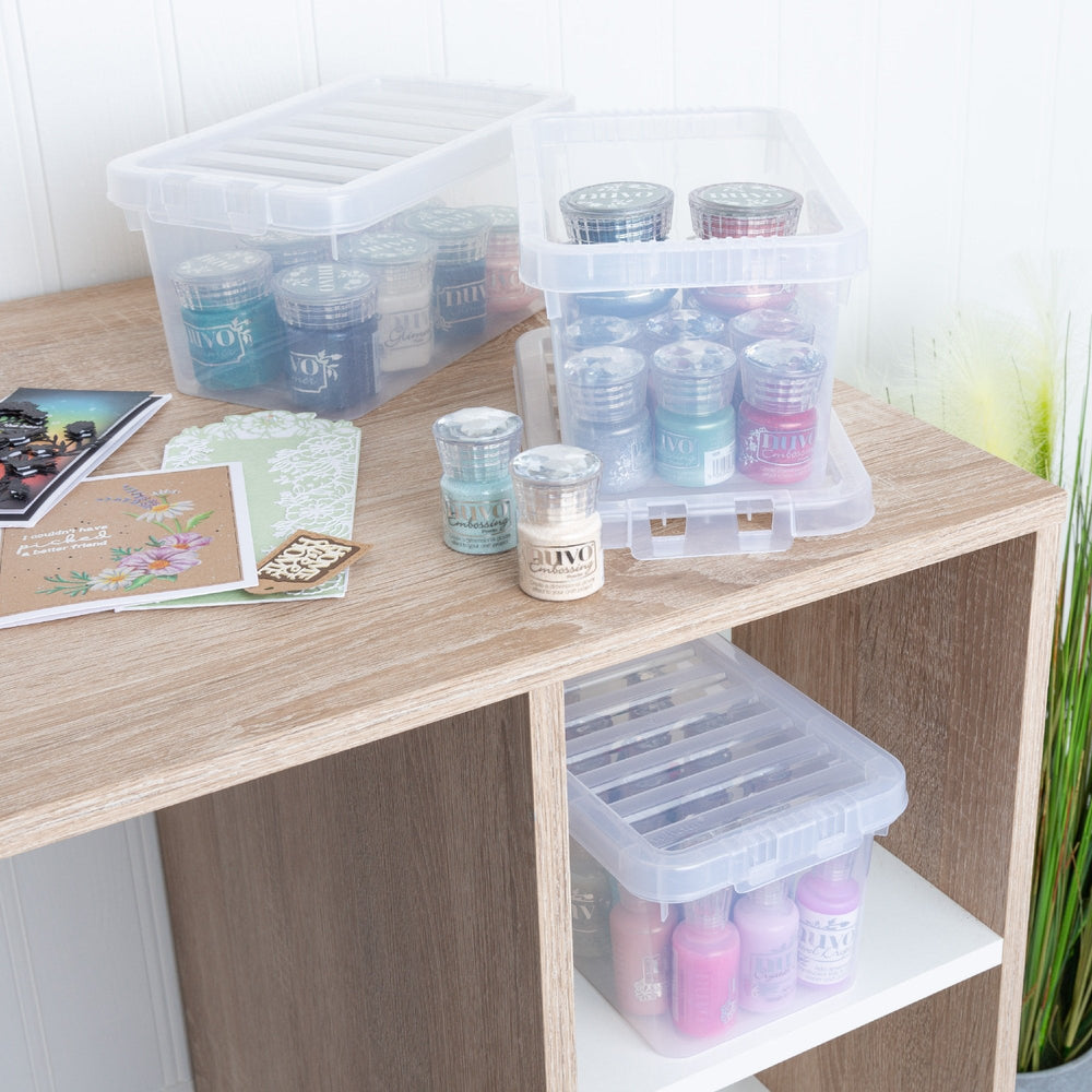 2.6 Litre Clear Plastic Storage Box with Lid – Wham Crystal-Wham-Plastic Box Shop