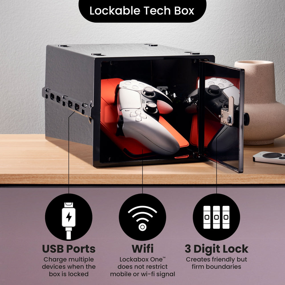 10.5 Litre One Secure Storage Box – Black – Lockabox-Lockabox®-Plastic Box Shop