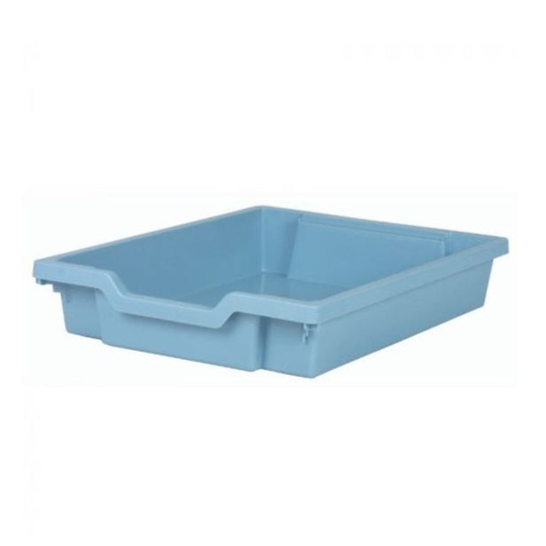 7.5 Litre Shallow Plastic Storage Tray – Gratnells-Gratnells-Steel Blue-GRSSB-Plastic Box Shop