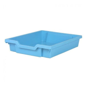 7.5 Litre Shallow Plastic Storage Tray – Gratnells-Gratnells-Pale Blue-GRSPPB-Plastic Box Shop