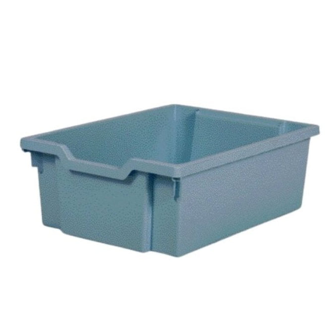 15 Litre Deep Plastic Storage Tray – Gratnells-Gratnells-Steel Blue-GRDSB-Plastic Box Shop