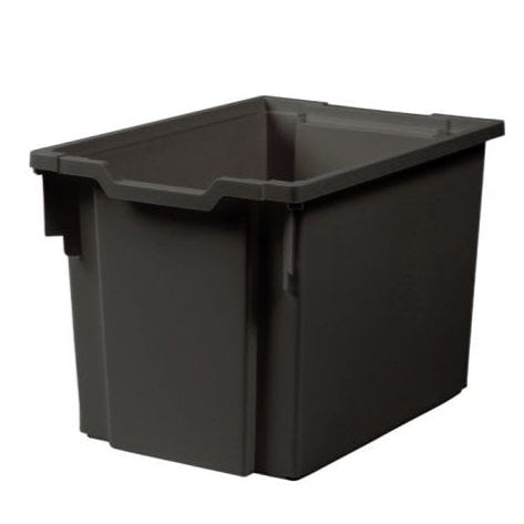 SINGLE - Gratnells Jumbo 30 Litre Storage Tray-Gratnells-Black-GR30P5BLKS-Plastic Box Shop