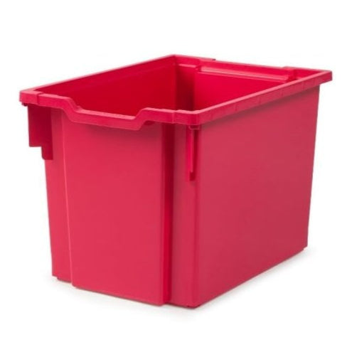 Pack of 5 x 30L Jumbo Plastic Storage Boxes-Gratnells-Fuschia-GR30P5FP-Plastic Box Shop