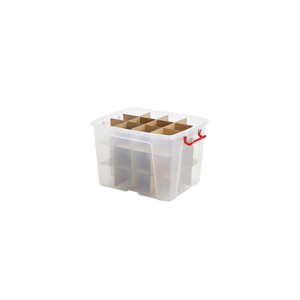 40 Litre Christmas Bauble Box-Wham-Plastic Box Shop
