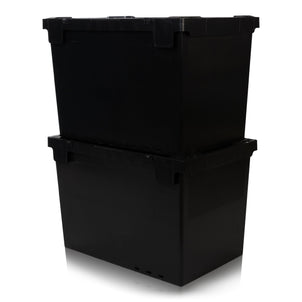 80 Litre Heavy Duty Box with Bale Arms-LH-Plastic Box Shop