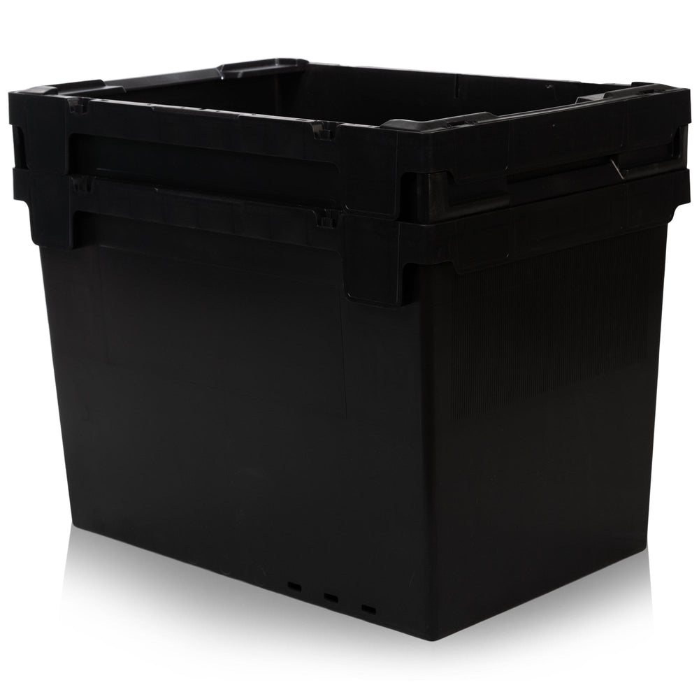 80 Litre Heavy Duty Box with Bale Arms-LH-Plastic Box Shop