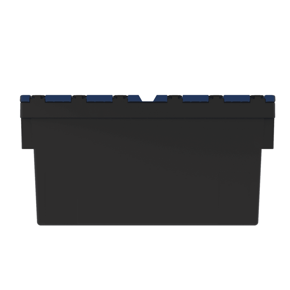 Pack of 2 x 56L Attached Lid ALC Containers (310mm high)-LH-Plastic Box Shop