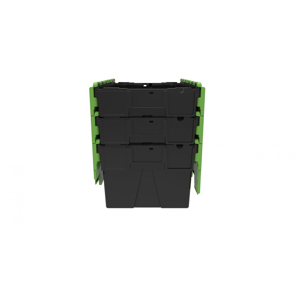 Pallet of 85 x 56 Litre Attached Lid ALC Containers (310mm high)-LH-Plastic Box Shop