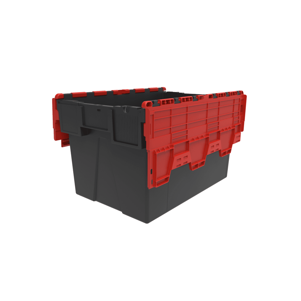 Pallet of 85 x 65 Litre Attached Lid ALC Containers (365mm high)-LH-Plastic Box Shop