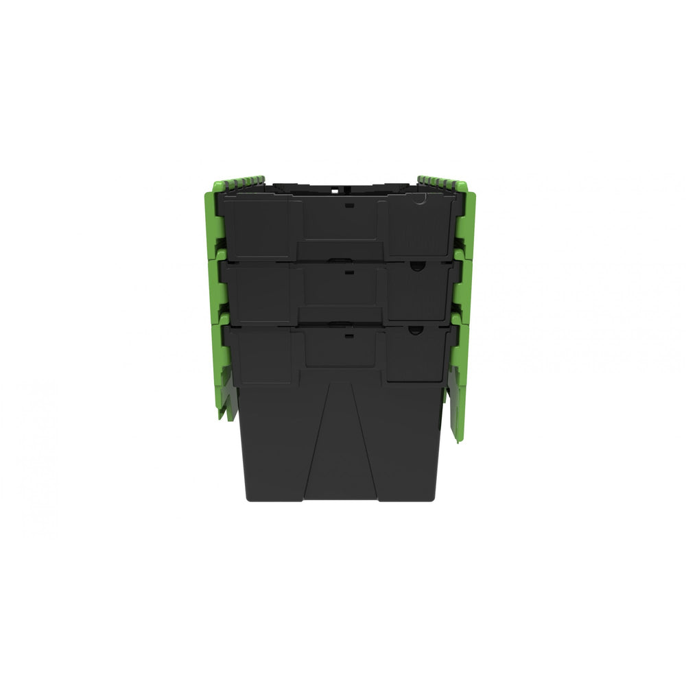 Pallet of 85 x 65 Litre Attached Lid ALC Containers (365mm high)-LH-Plastic Box Shop